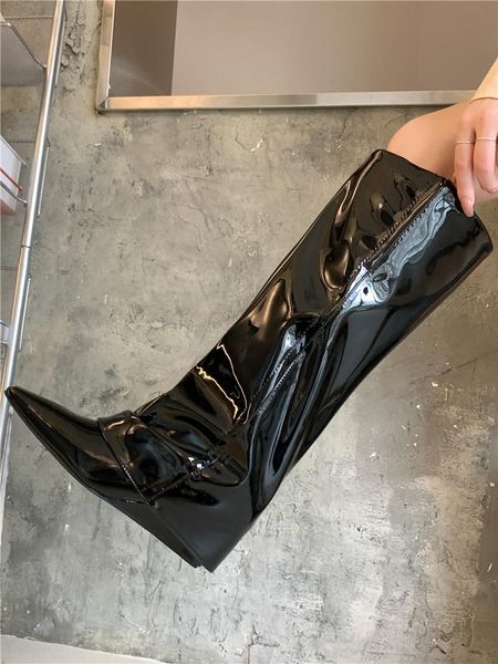 boots wedge brand women's shoes boots-women thigh high heels fashion 2021 ladies summer med rubber over-the-knee, Black
boots wedge brand women's shoes boots-women thigh high heels fashion 2021 ladies summer med rubber over-the-knee, Black