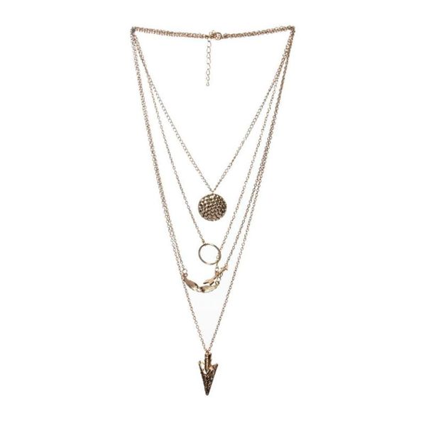 fashionable in design women multilayer irregular crystal gold pendant chain statement necklace aug1 necklaces, Silver
fashionable in design women multilayer irregular crystal gold pendant chain statement necklace aug1 necklaces, Silver