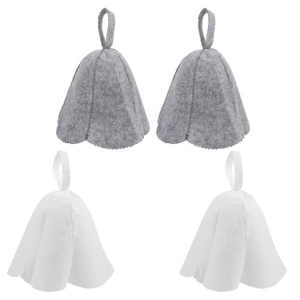 shower caps 4pcs felt sauna hat dry steam room bath simple head protection cover
shower caps 4pcs felt sauna hat dry steam room bath simple head protection cover