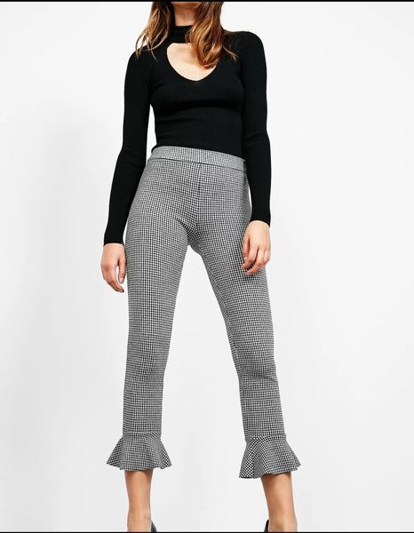 women's jeans 082513 women houndstooth knitted flare pants european style elastic waist side zipper ankle-length trousers 8fsa, Blue
women's jeans 082513 women houndstooth knitted flare pants european style elastic waist side zipper ankle-length trousers 8fsa, Blue