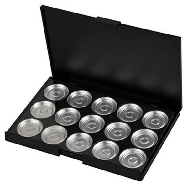 2021 15 pcs 26mm empty no magnetic eyeshadow palette with aluminum pans makeup tools cosmetics diy box paleta de sombras
2021 15 pcs 26mm empty no magnetic eyeshadow palette with aluminum pans makeup tools cosmetics diy box paleta de sombras