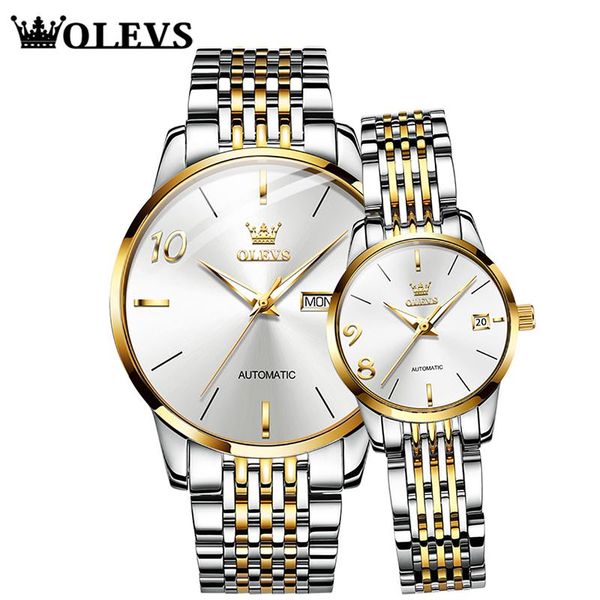 wristwatches fashion lovers watches waterproof saphhire white gold couples watch automatic mechanical luxury stainless steel wristwatch, Slivery;brown
wristwatches fashion lovers watches waterproof saphhire white gold couples watch automatic mechanical luxury stainless steel wristwatch, Slivery;brown