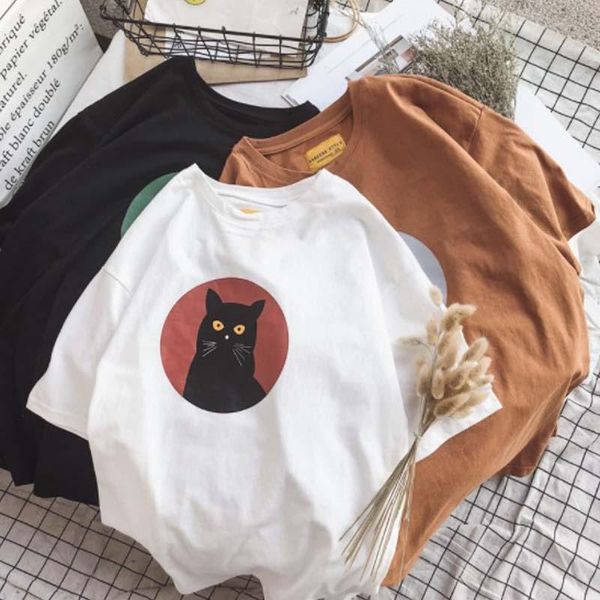 harajuku modis vogue tumblr summer women print cat kawaii tshirt streetwear plus size haut femme cute bf men mujer tees women's t-shir, White
harajuku modis vogue tumblr summer women print cat kawaii tshirt streetwear plus size haut femme cute bf men mujer tees women's t-shir, White