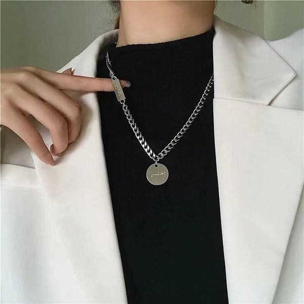 chains tag letter necklace for women 2021 trend vintage style punk sweater men's neck long aesthetic choker hip hop jewelry, Silver
chains tag letter necklace for women 2021 trend vintage style punk sweater men's neck long aesthetic choker hip hop jewelry, Silver