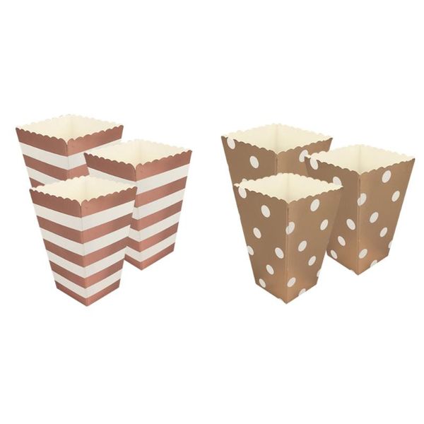 gift wrap 50pcs popcorn paper boxes chicken cartons snack container for party (25pcs rose gold horizontal stripe + 25pcs dot)
gift wrap 50pcs popcorn paper boxes chicken cartons snack container for party (25pcs rose gold horizontal stripe + 25pcs dot)