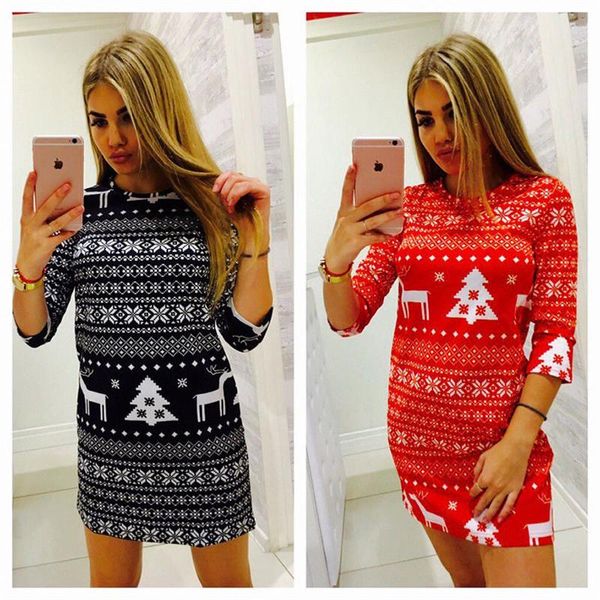 women slim vintage knitted jumper christmas dress autumn winter pullover long womens ladies warm dresses casual, Black;gray
women slim vintage knitted jumper christmas dress autumn winter pullover long womens ladies warm dresses casual, Black;gray