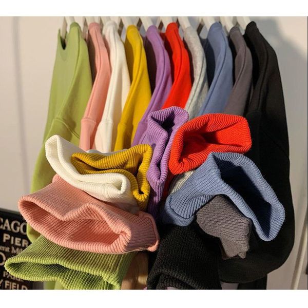 women's hoodies & sweatshirts 2021 winter women pullover round neck sweatshirt sweat candy color long-sleeved casual loose bottoming sh, Black
women's hoodies & sweatshirts 2021 winter women pullover round neck sweatshirt sweat candy color long-sleeved casual loose bottoming sh, Black