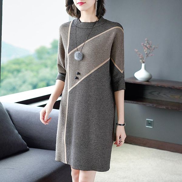 casual dresses coigarsam women dress autumn 2022 striped knitting loose solid gray robe vestidos, Black;gray
casual dresses coigarsam women dress autumn 2022 striped knitting loose solid gray robe vestidos, Black;gray