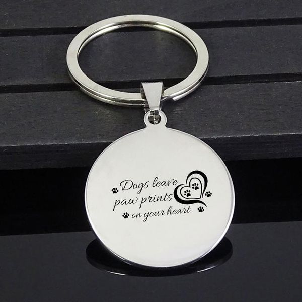 keychains simple letter pendant keychain "dogs leave prints on your heart" jewelry for men and women yp7380, Silver
keychains simple letter pendant keychain "dogs leave prints on your heart" jewelry for men and women yp7380, Silver