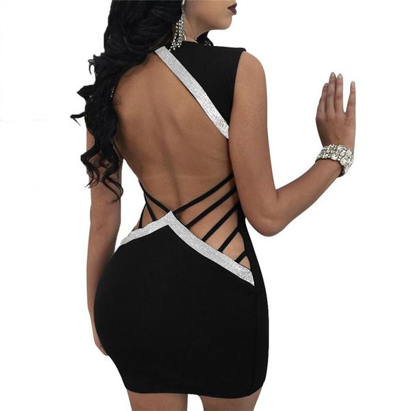 casual dresses sequined sleeveless sheath dress v-neck fashion woman slim party solid color stitching shining club, Black;gray
casual dresses sequined sleeveless sheath dress v-neck fashion woman slim party solid color stitching shining club, Black;gray