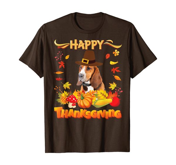 happy thanksgiving basset hound dog i'm thankful for my love t-shirt, White;black
happy thanksgiving basset hound dog i'm thankful for my love t-shirt, White;black