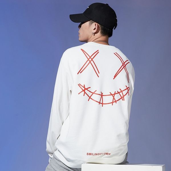 guochao ghost face printed round neck autumn men's new fashion brand hip hop couple sports sweater, Black
guochao ghost face printed round neck autumn men's new fashion brand hip hop couple sports sweater, Black