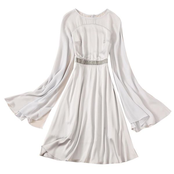 casual dresses runway dress 2021 summer cape poncho style women split flare sleeve elegant party grey vestidos, Black;gray
casual dresses runway dress 2021 summer cape poncho style women split flare sleeve elegant party grey vestidos, Black;gray