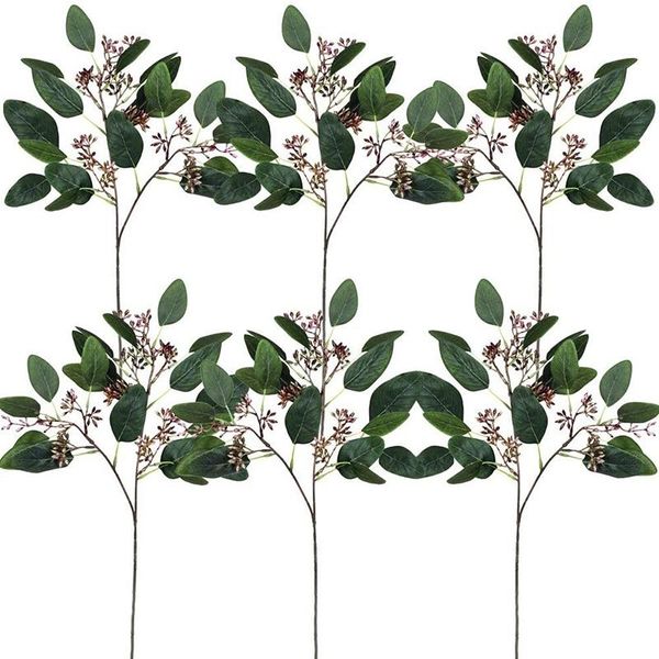 pcs faux seeded eucalyptus leaf spray artificial greenery green spring stems for floral arrangements decorative flowers & wreaths
pcs faux seeded eucalyptus leaf spray artificial greenery green spring stems for floral arrangements decorative flowers & wreaths