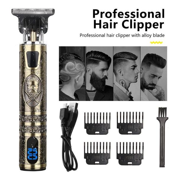 hair clippers portable all metal usb trimmer w/ 4 limit combs lcd display 1200mah for men
hair clippers portable all metal usb trimmer w/ 4 limit combs lcd display 1200mah for men
