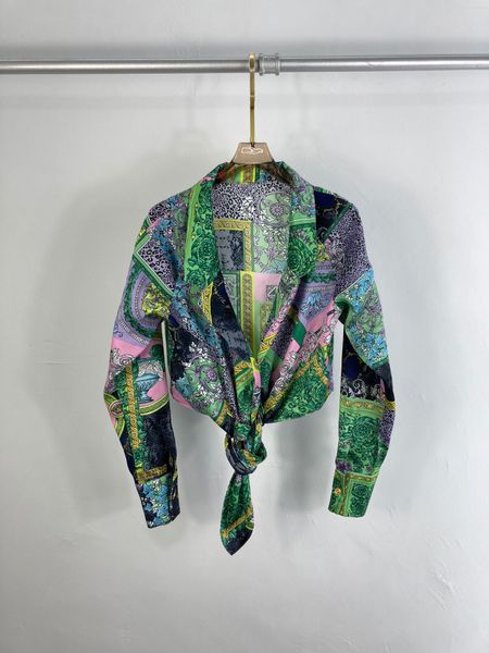 the new style of early spring printed short tie knot shirt is practical and versatile for positioning printing, White
the new style of early spring printed short tie knot shirt is practical and versatile for positioning printing, White