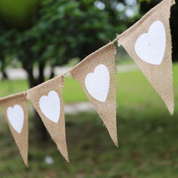 party decoration jute fabric bunting banner white heart flags vintage wedding burlap banners rustic 4.5m
party decoration jute fabric bunting banner white heart flags vintage wedding burlap banners rustic 4.5m