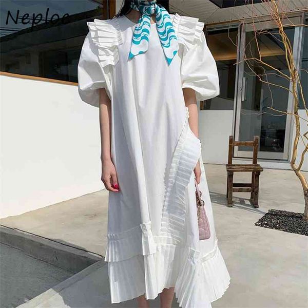 o neck pullover puff short sleeve dress women high waist hip a line vestidos bow design solid robe summer loose 210422, Black;gray
o neck pullover puff short sleeve dress women high waist hip a line vestidos bow design solid robe summer loose 210422, Black;gray