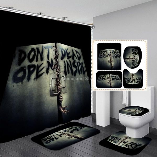 shower curtains funny scary door curtain english letter with non slip rug mat bathroom waterproof polyester home decor 180x180
shower curtains funny scary door curtain english letter with non slip rug mat bathroom waterproof polyester home decor 180x180