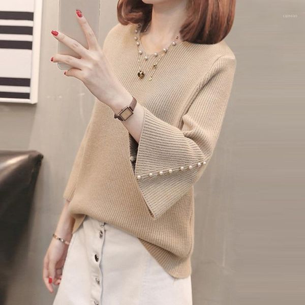 women's sweaters 2021 solid color loose women v-neck long sleeve knitting sweater blouse plus size#j30, White;black
women's sweaters 2021 solid color loose women v-neck long sleeve knitting sweater blouse plus size#j30, White;black