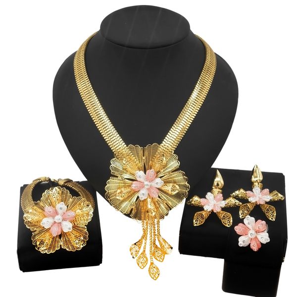 yulaili dubai gold designer earrings jewelry set nigeria women accessories bridal fashion african bead jewellery sets wholesale, Black
yulaili dubai gold designer earrings jewelry set nigeria women accessories bridal fashion african bead jewellery sets wholesale, Black
