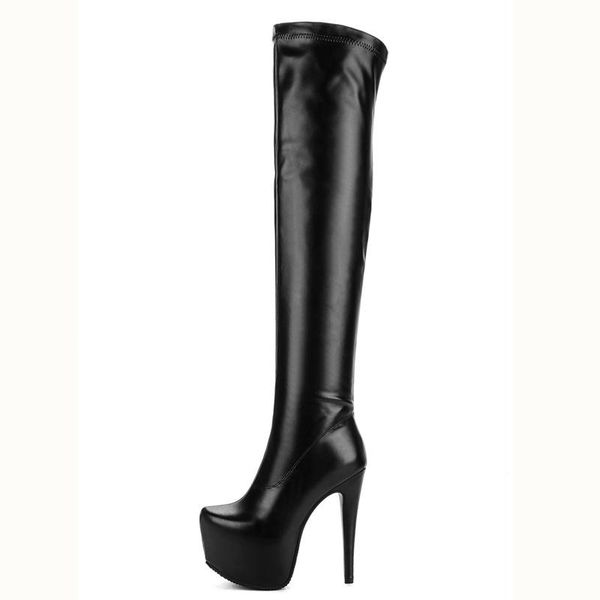 stretch slim thigh high boots women 2021 winter over the knee heels platform party long shoes woman big size, Black
stretch slim thigh high boots women 2021 winter over the knee heels platform party long shoes woman big size, Black
