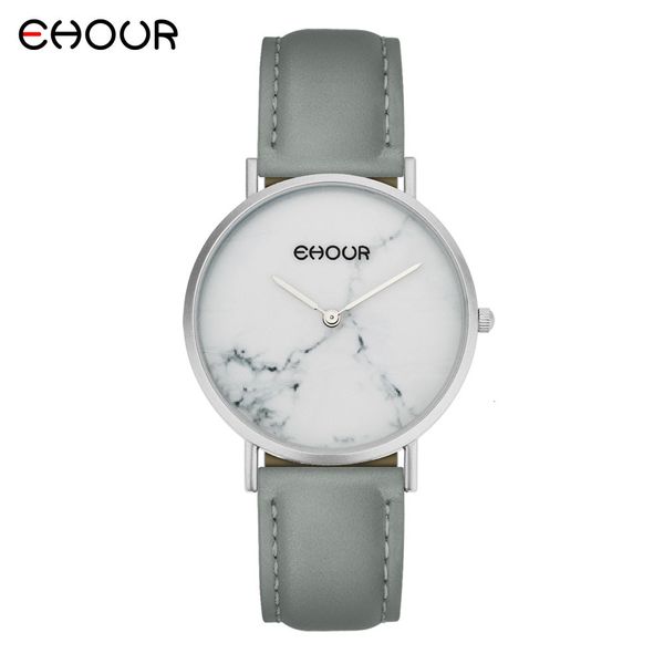 watch ultra thin waterproof quartz marble student leather strap women's, Slivery;brown
watch ultra thin waterproof quartz marble student leather strap women's, Slivery;brown