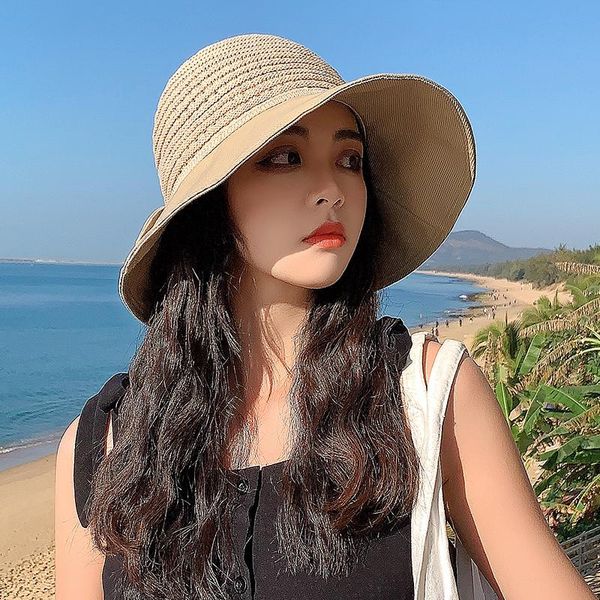 wide brim hats korean version of the spring and autumn folding hat women's summer sky-big cap sun-shading sun anti-ultraviolet, Blue;gray
wide brim hats korean version of the spring and autumn folding hat women's summer sky-big cap sun-shading sun anti-ultraviolet, Blue;gray