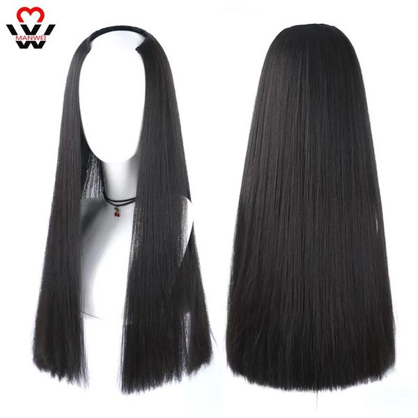 synthetic wigs manwei long straight women clip in hair black brown high tempreture 5 clips piece hairpiece
synthetic wigs manwei long straight women clip in hair black brown high tempreture 5 clips piece hairpiece