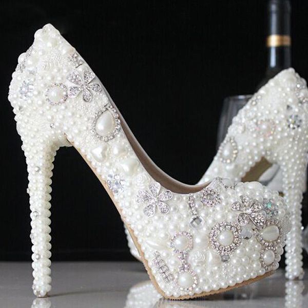 dress shoes fashion crystal pride pedding high heel pumps stunning rhinestone pearl wedding pregnant, Black
dress shoes fashion crystal pride pedding high heel pumps stunning rhinestone pearl wedding pregnant, Black