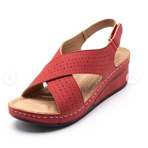 sandals 2021women summer shoes woman ladies sewing hollow out wedges female casual pu leather comfortable retro sandalis, Black
sandals 2021women summer shoes woman ladies sewing hollow out wedges female casual pu leather comfortable retro sandalis, Black