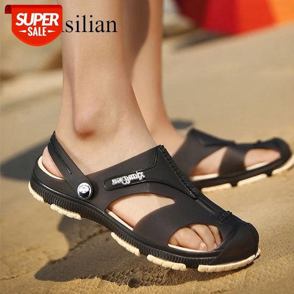 new summer sandals men flip flops slippers jelly shoes causl beach shoes hollow male footwear non-slip flat sandalia masculina #um5f, Black
new summer sandals men flip flops slippers jelly shoes causl beach shoes hollow male footwear non-slip flat sandalia masculina #um5f, Black