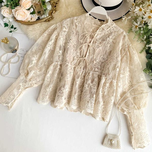 fashion women ladies blouse long sleeve white lace hollow turtleneck summer elegant blusa for female 210601
fashion women ladies blouse long sleeve white lace hollow turtleneck summer elegant blusa for female 210601