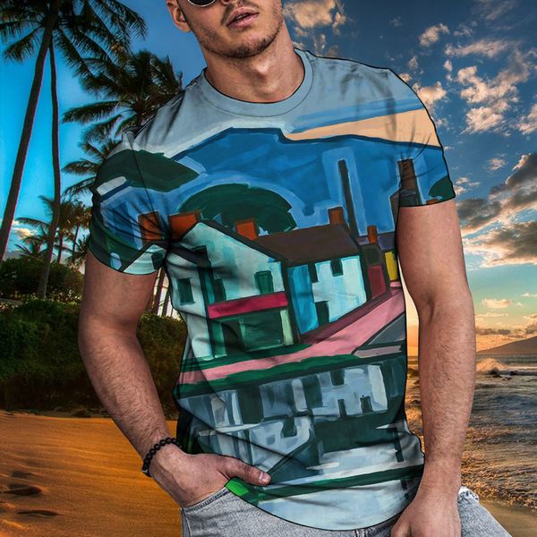 tees,polos plus-size fashion man summer popular building house series 3d digital printing round neck men's t-shirt
tees,polos plus-size fashion man summer popular building house series 3d digital printing round neck men's t-shirt