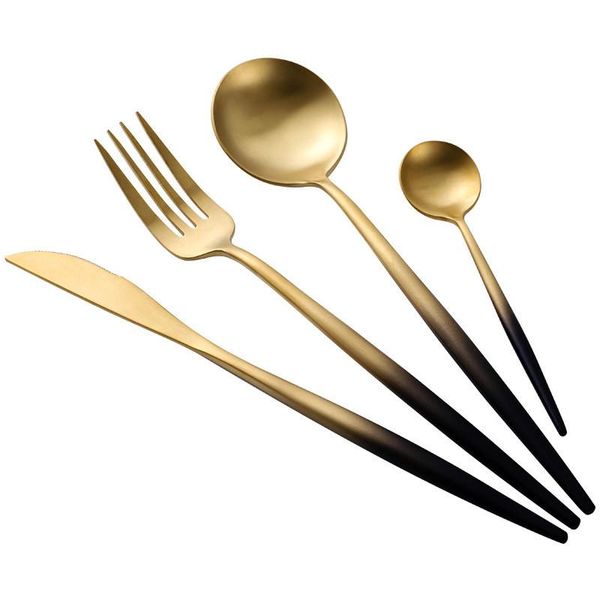6set/lot 4pcs 304 stainless steel flatware cutlery set gold dinnerware tableware fork knife coffee spoon sets
6set/lot 4pcs 304 stainless steel flatware cutlery set gold dinnerware tableware fork knife coffee spoon sets