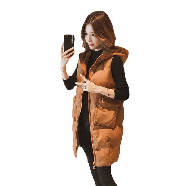 jacket winter coats fashion no handkering women's pockets with zper parkas plus size hoodies femme longer outerwear lq418 9lgb, Black;brown
jacket winter coats fashion no handkering women's pockets with zper parkas plus size hoodies femme longer outerwear lq418 9lgb, Black;brown