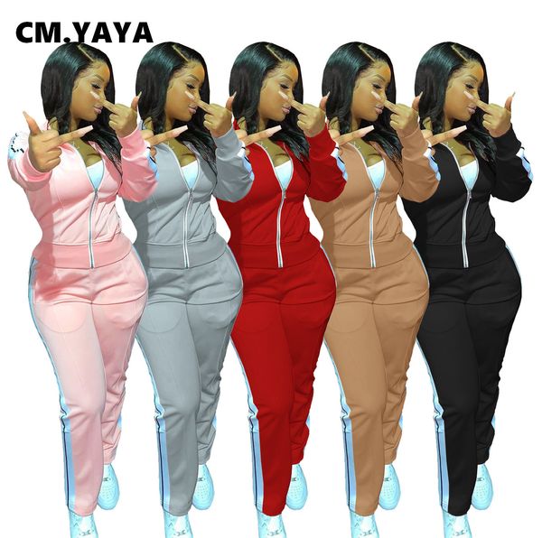 active striped patchwork sweatsuit two 2piece set for women winter fitness outfit hooded jaet + jogger pants trasuitby air, White
active striped patchwork sweatsuit two 2piece set for women winter fitness outfit hooded jaet + jogger pants trasuitby air, White