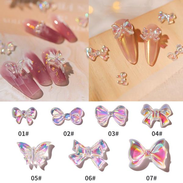 5pcs aurora bowknot 3d nail decorations ornament colorful butterfly accessories hologpraphic manicure diy for nails design art, Silver;gold
5pcs aurora bowknot 3d nail decorations ornament colorful butterfly accessories hologpraphic manicure diy for nails design art, Silver;gold