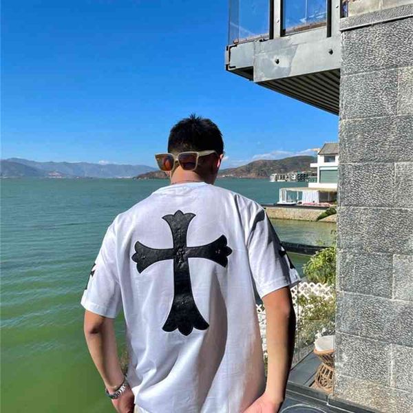 65% off outlet online store taochao brand luoxin embroidery metal cross men's and women's loose short sleeve t-shirt, White;black
65% off outlet online store taochao brand luoxin embroidery metal cross men's and women's loose short sleeve t-shirt, White;black