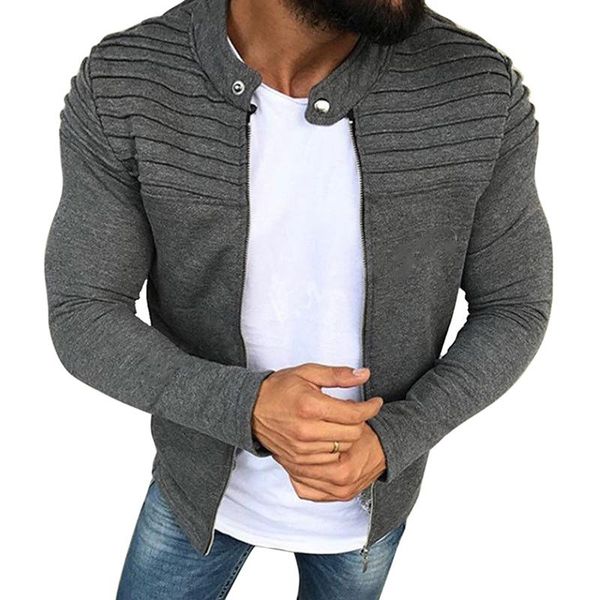 men's jackets fashion winter men streetwear windbreaker slim stripe fit raglan zipper long sleeve pleats coat 2021, Black;brown
men's jackets fashion winter men streetwear windbreaker slim stripe fit raglan zipper long sleeve pleats coat 2021, Black;brown