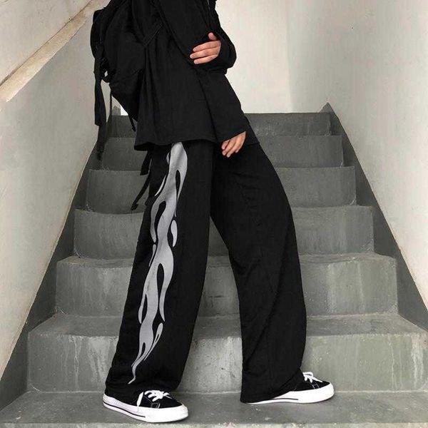men's pants men black gothic trousers autumn mens sportswear fire print sweatpants hip hop streetwear male funny korean ay31
men's pants men black gothic trousers autumn mens sportswear fire print sweatpants hip hop streetwear male funny korean ay31