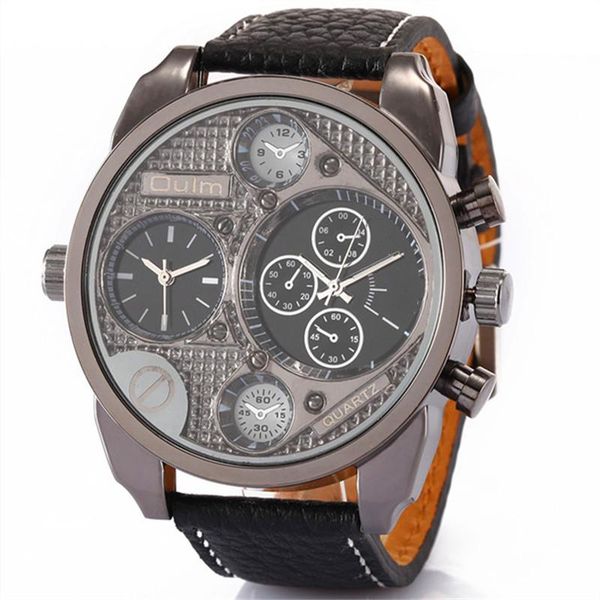 wristwatches 2021 fashion watches mens oulm multiple time zone quartz wrist watch male clock gifts brand original reloj relogio masculino, Slivery;brown
wristwatches 2021 fashion watches mens oulm multiple time zone quartz wrist watch male clock gifts brand original reloj relogio masculino, Slivery;brown