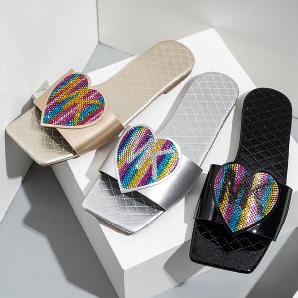 bailamos summer women slippers bling crystal flat beach flip flops ladies square toe sandal slip on slides big size 42, Black
bailamos summer women slippers bling crystal flat beach flip flops ladies square toe sandal slip on slides big size 42, Black