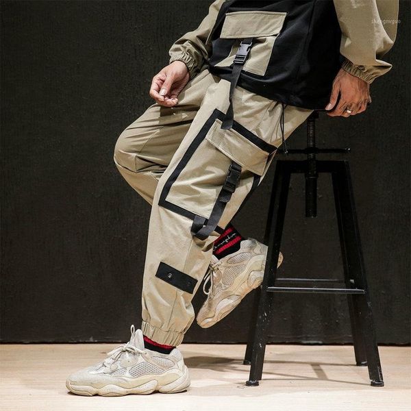 men autumn casual vintage military camo cargo pants trousers winter hip hop ribbons pocekts streetwear men's, Black
men autumn casual vintage military camo cargo pants trousers winter hip hop ribbons pocekts streetwear men's, Black