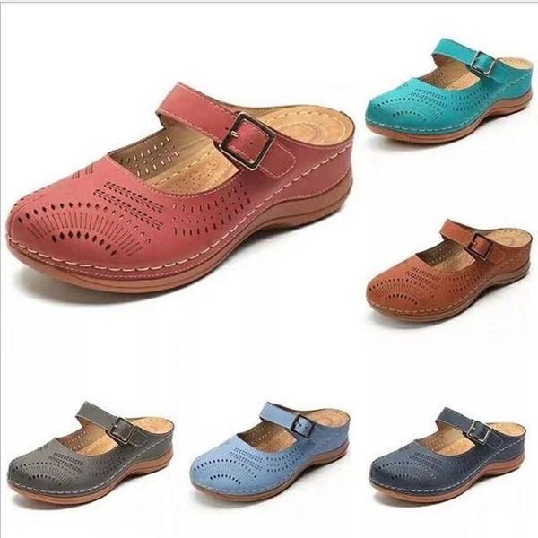 large casual slippers women's 2021 bohemian carved floor empty flat trailer sandals, Black
large casual slippers women's 2021 bohemian carved floor empty flat trailer sandals, Black