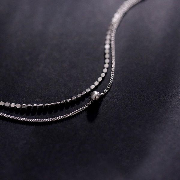 link, chain fashion jewelry bracelets disc double layer simple selling silvery plating metal bracelet party gifts for ladies, Black
link, chain fashion jewelry bracelets disc double layer simple selling silvery plating metal bracelet party gifts for ladies, Black