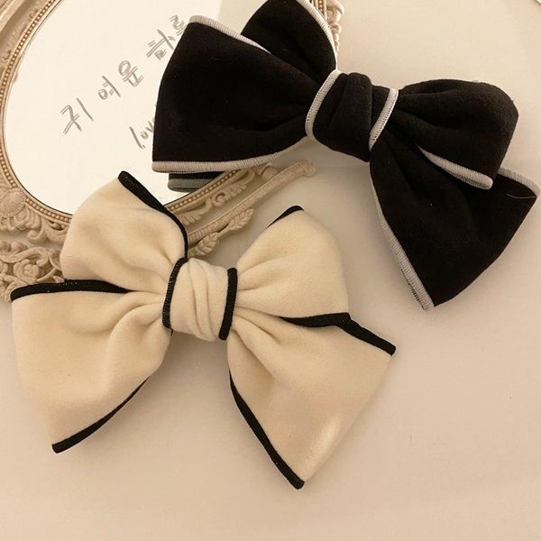 hair accessories black white imitation cashmere bowknot clip women hairpin head ponytail barrettes elegant bows accessoires, Slivery;white
hair accessories black white imitation cashmere bowknot clip women hairpin head ponytail barrettes elegant bows accessoires, Slivery;white
