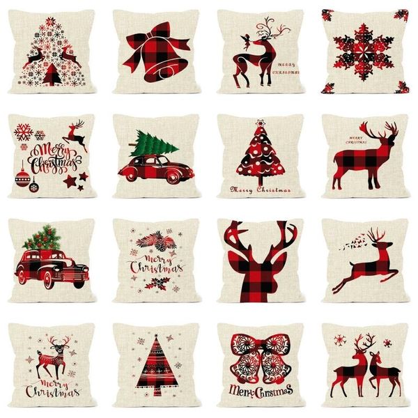 pillow case 4 simple christmas ornaments pillowcase 18-inch imitation linen ornament sofa cushion cover
pillow case 4 simple christmas ornaments pillowcase 18-inch imitation linen ornament sofa cushion cover