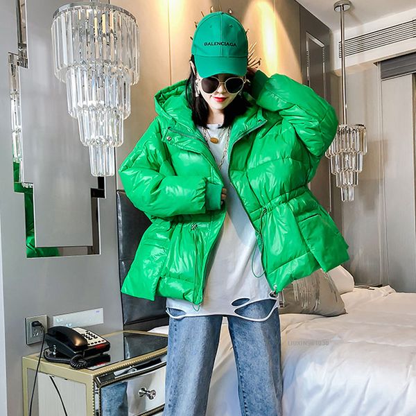 2021 winter snow women parka hooded windproof loose cotton jacket glossy down parka women coat green/yellow/black/white
2021 winter snow women parka hooded windproof loose cotton jacket glossy down parka women coat green/yellow/black/white