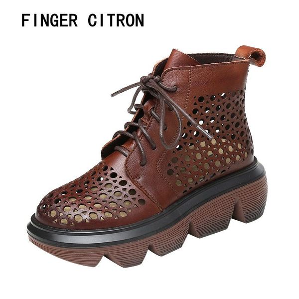 finger citron women anckle boot genuine cow leather laser hole round tow pvc outsole light by handmade lady shoes size 35-40 boots, Black
finger citron women anckle boot genuine cow leather laser hole round tow pvc outsole light by handmade lady shoes size 35-40 boots, Black